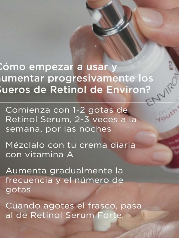 Uso de los Sueros con Retinol de Environ