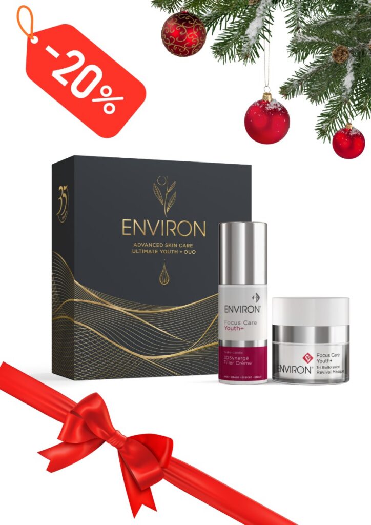 Estuche Environ Ultimate Youth+ Duo con 3DSynergé Filler Crème y Tri BioBotanical Revival Masque