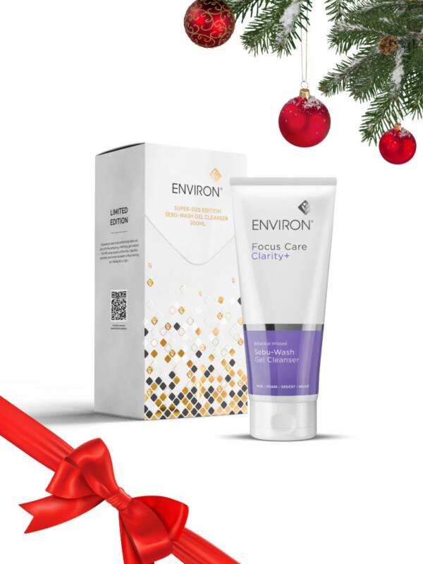 ENVIRON Sebu-Wash Gel Cleanser 200 ml en formato XL para la limpieza diaria de pieles con exceso de grasa y tendencia a la congestión.