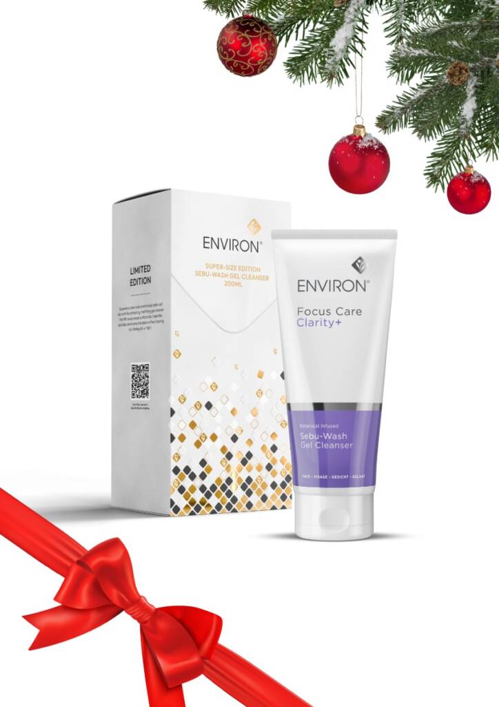 ENVIRON Sebu-Wash Gel Cleanser 200 ml en formato XL para la limpieza diaria de pieles con exceso de grasa y tendencia a la congestión.